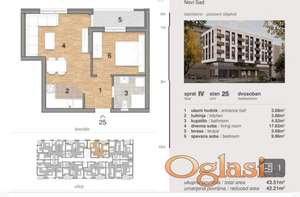 **42,21 m² | LUKS OPREMA | POVRAT PDV-a | KREDIT**